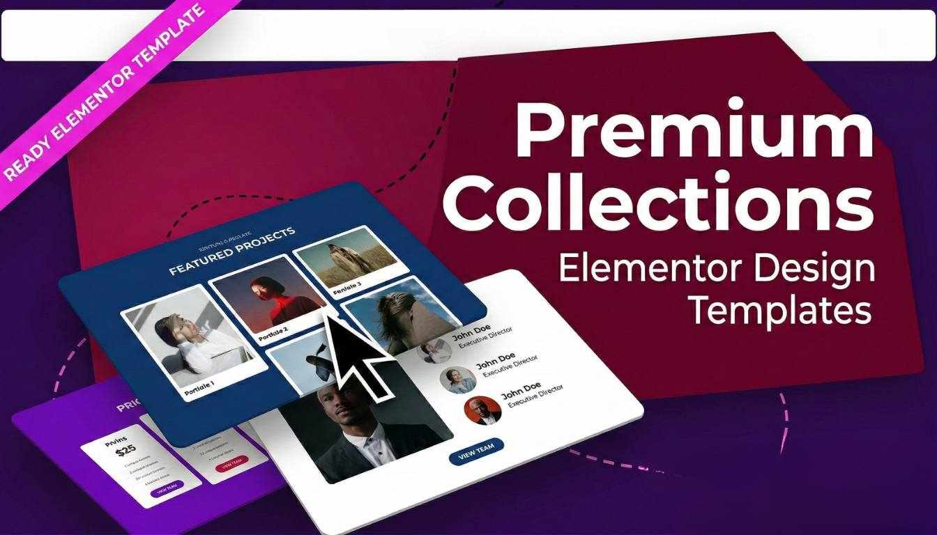 Premium Collections Elementor Design Templates #1